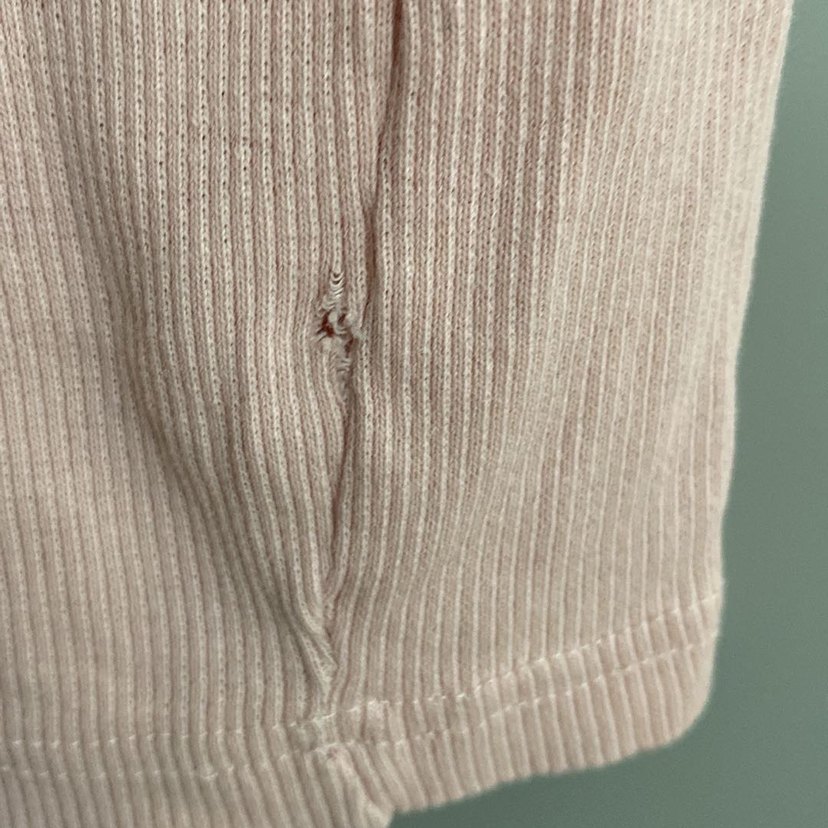 Pembe Keten Fitted Askılı Kadın Atlet - Görsel 4