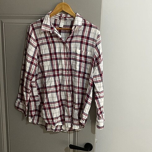 #H&M XXL ekoseli gömlek