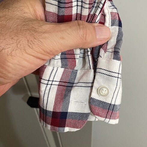 xxl Beden bordo Renk #H&M XXL ekoseli gömlek
