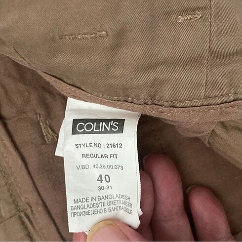 40 Beden kahverengi Renk #colins 40 beden şort