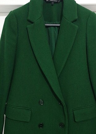 xs Beden Zara Kaban-yesil xs