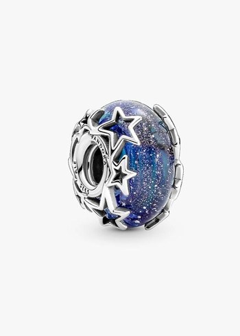 Galaksi Mavisi ve Yıldız Murano Charm - Görsel 3