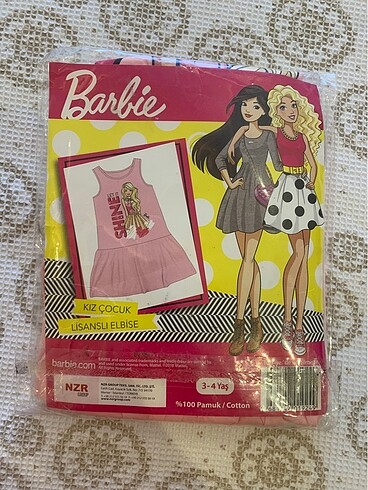 Barbieli günlük elbise