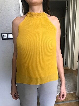 M beden Sıfır gibi Mango Bluz