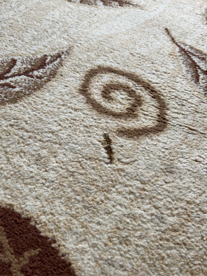 Kahverengi Baskılı Desenli Halı - Görsel 5