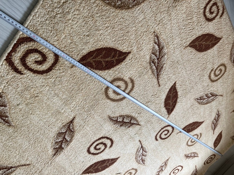 Kahverengi Baskılı Desenli Halı - Görsel 3