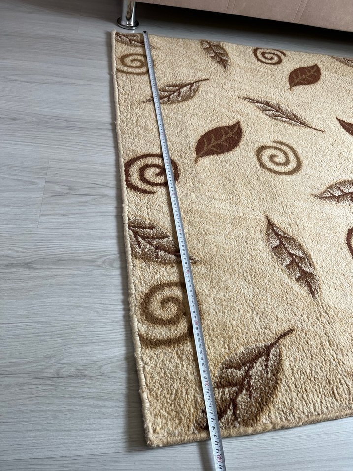 Kahverengi Baskılı Desenli Halı - Görsel 4