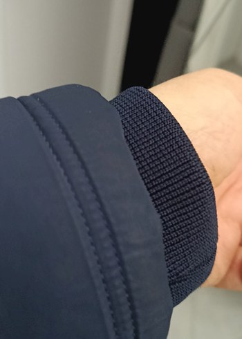 lc Waikiki Lacivert Kadın Uzun Kışlık Mont Kürklü - Görsel 9