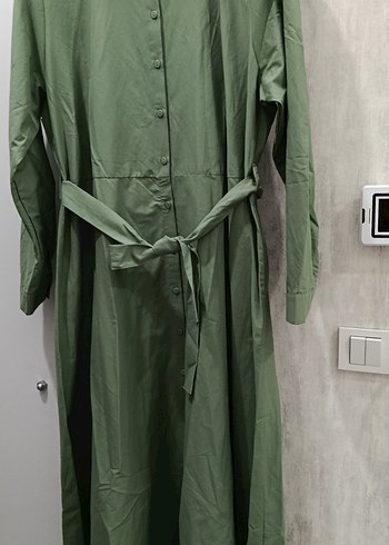 LC Waikiki yeşil  Düğmeli Uzun Kollu Gömlek - Görsel 6