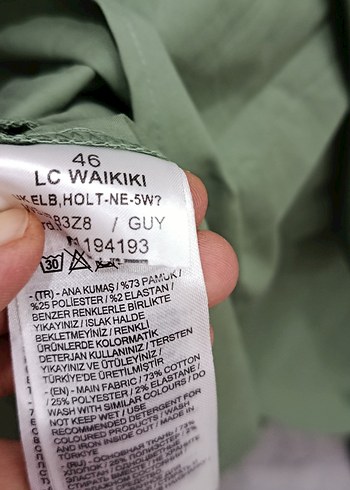 LC Waikiki yeşil  Düğmeli Uzun Kollu Gömlek - Görsel 5