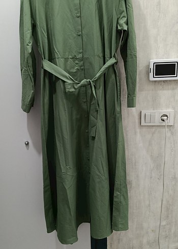 LC Waikiki yeşil  Düğmeli Uzun Kollu Gömlek - Görsel 4