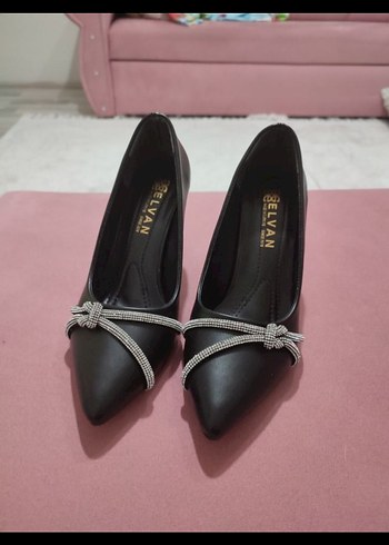 Diger Siyah Stiletto Kadın Ayakkabı