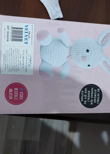 Beden Pastel Mavi Tavşan Peluş Oyuncak