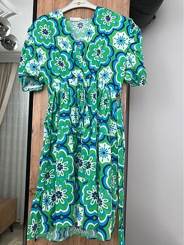 Zara RENKLİ ELBİSE