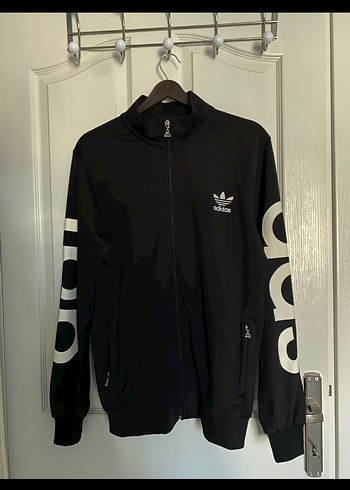 Adidas Siyah Fermuarlı Unisex Ceket