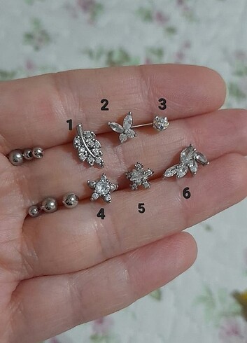 Piercing tragus helix küpe 
