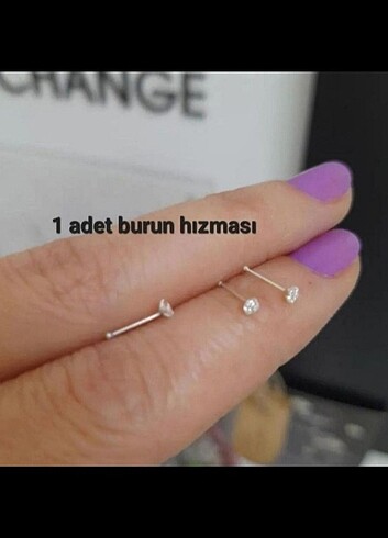 Burun hızması tektaş