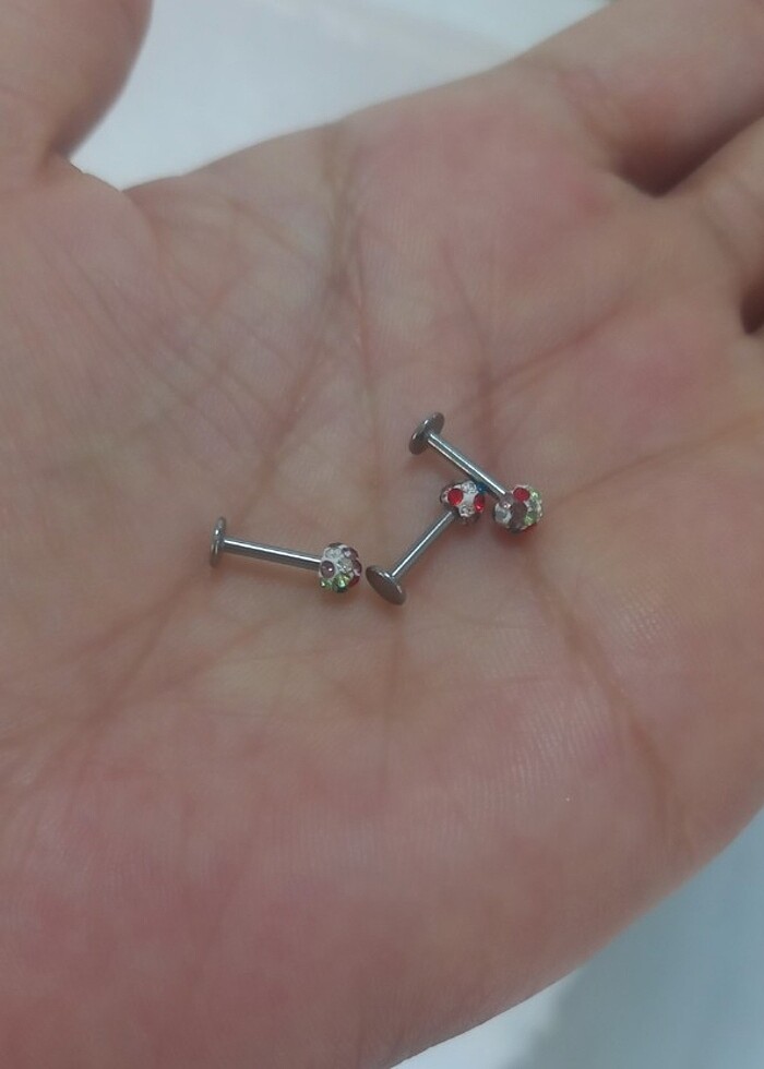 Piercing tragus helix küpe - Görsel 2