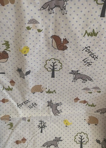 Çocuklar için Çok Renkli pamuklu desenli Battaniye - Görsel 3