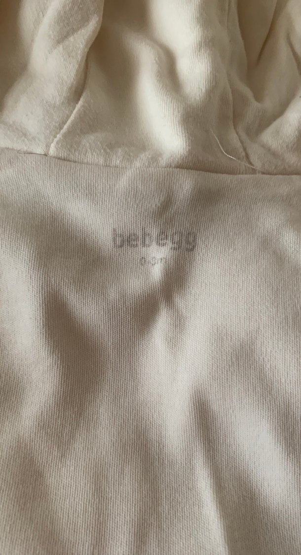 Bebegg marka pamuklu Kapüşonlu Krem Yelek 0-3 ay - Görsel 4