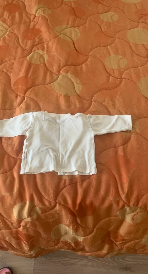 Bebegg  marka Yeni doğan  Pamuklu Uzun Kollu çıtçıtlı hırka 0-3 - Görsel 5