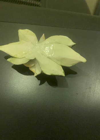 Pudra Vintage kapütomonte çiçek 8x4 cm - Görsel 2