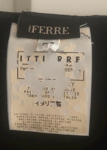 Ferre marka Siyah viskon V Yaka Uzun Kollu Pul Detaylı Bluz M - Görsel 5