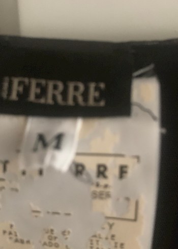 Ferre marka Siyah viskon V Yaka Uzun Kollu Pul Detaylı Bluz M - Görsel 6