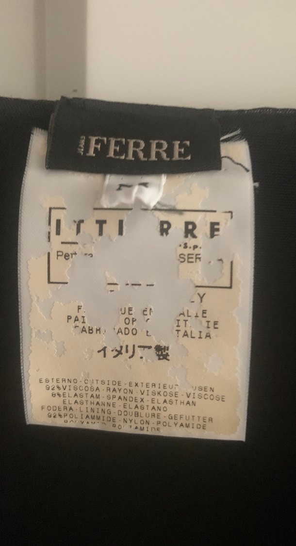 Ferre marka Siyah viskon V Yaka Uzun Kollu Pul Detaylı Bluz M - Görsel 5