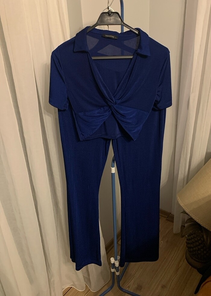 Trendyol pantolon crop tk lacivert XS-S - Görsel 2