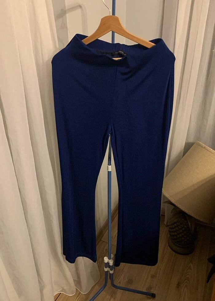 Trendyol pantolon crop tk lacivert XS-S - Görsel 5