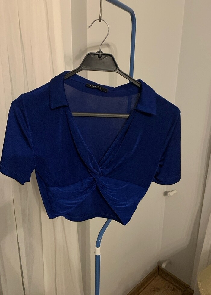 Trendyol pantolon crop tk lacivert XS-S - Görsel 3