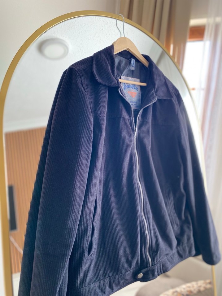 Erkek Siyah Fermuarlı Ceket - Görsel 2