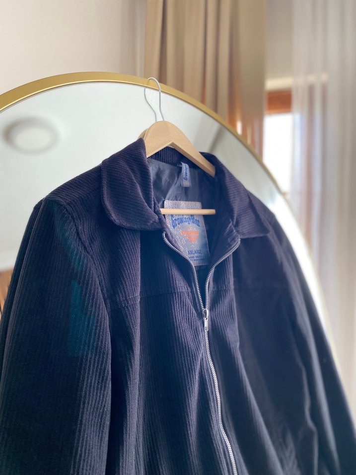 Erkek Siyah Fermuarlı Ceket - Görsel 3