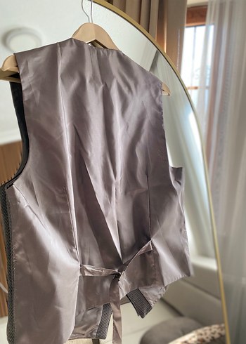 Kahverengi Düğmeli Erkek Yelek - Görsel 4