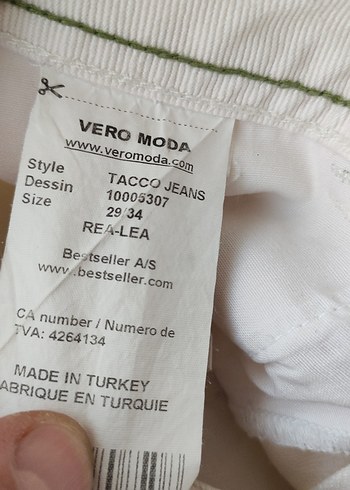 Bohem Beyaz Pamuklu Mini Şort - Görsel 17