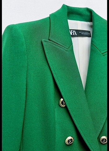 xs Beden yeşil Renk ZARA ÖZEL DİKİM