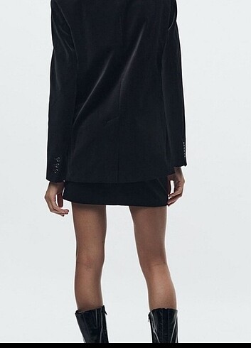 s Beden Zara kadife blazer
