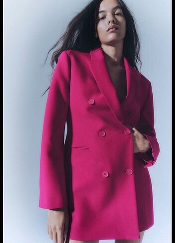 xs Beden pembe Renk Zara blazer ceket