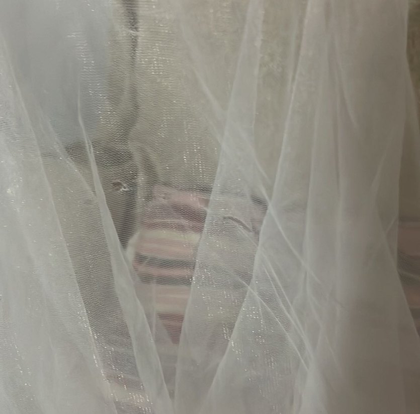 Beyaz Fırfırlı Bohem Vintage Düğün Aksesuarı - Görsel 2