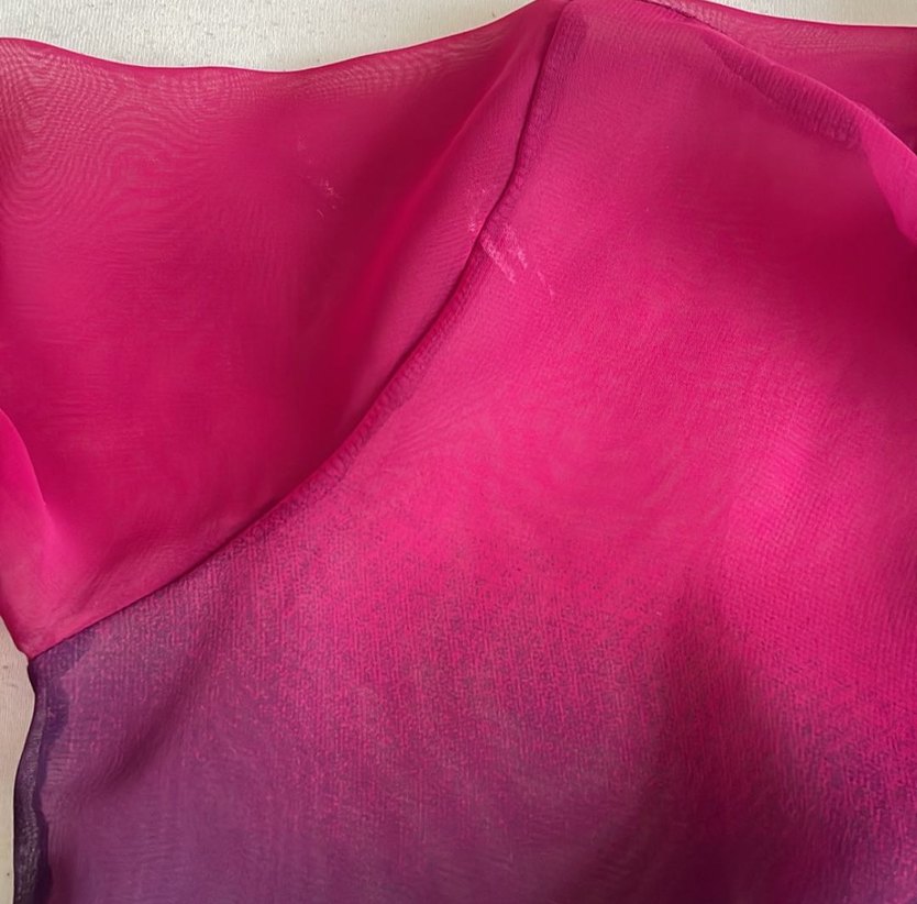 Kadın Çok Renkli Düğmeli Tie-Dye Gömlek - Görsel 2