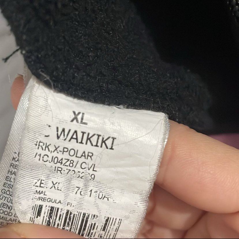 Erkek Siyah Fermuarlı Yüksek Yaka Polar - Görsel 4