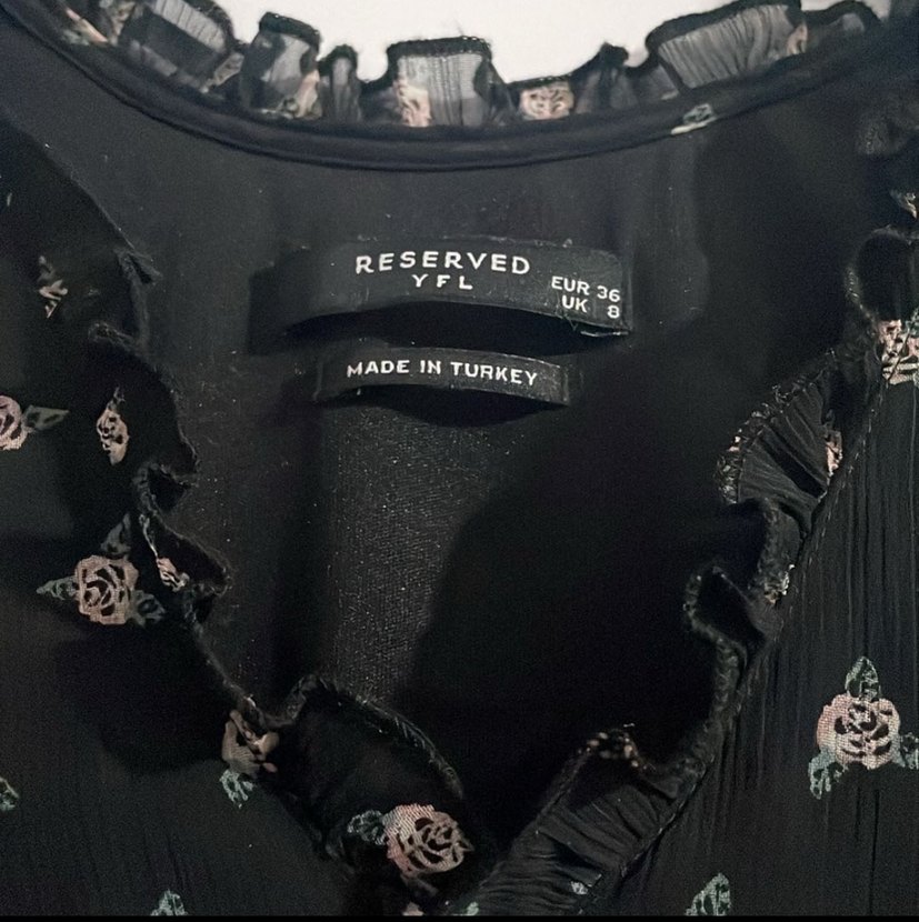 Uzun Kollu Siyah Elbise - Görsel 2