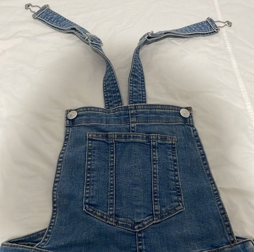 Mavi Kadın Kot Tulum - Görsel 3