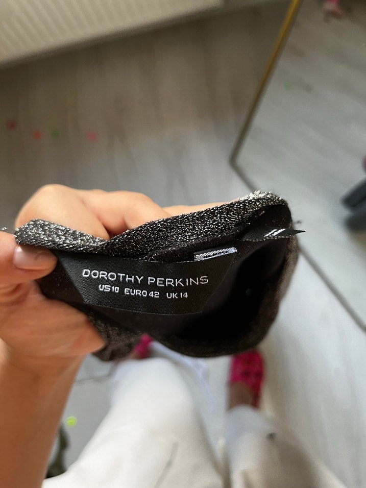 Gri Kadın Örgü Uzun Elbise - Görsel 4