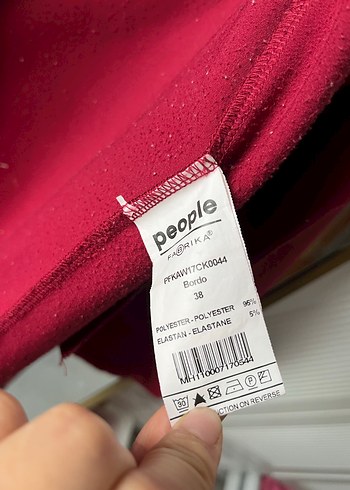 Bordo Kadın Midi Blazer Ceket - Görsel 4