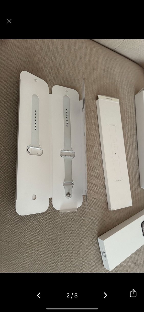 Beyaz Akıllı Saat Kayışı orjinal Apple - Görsel 2