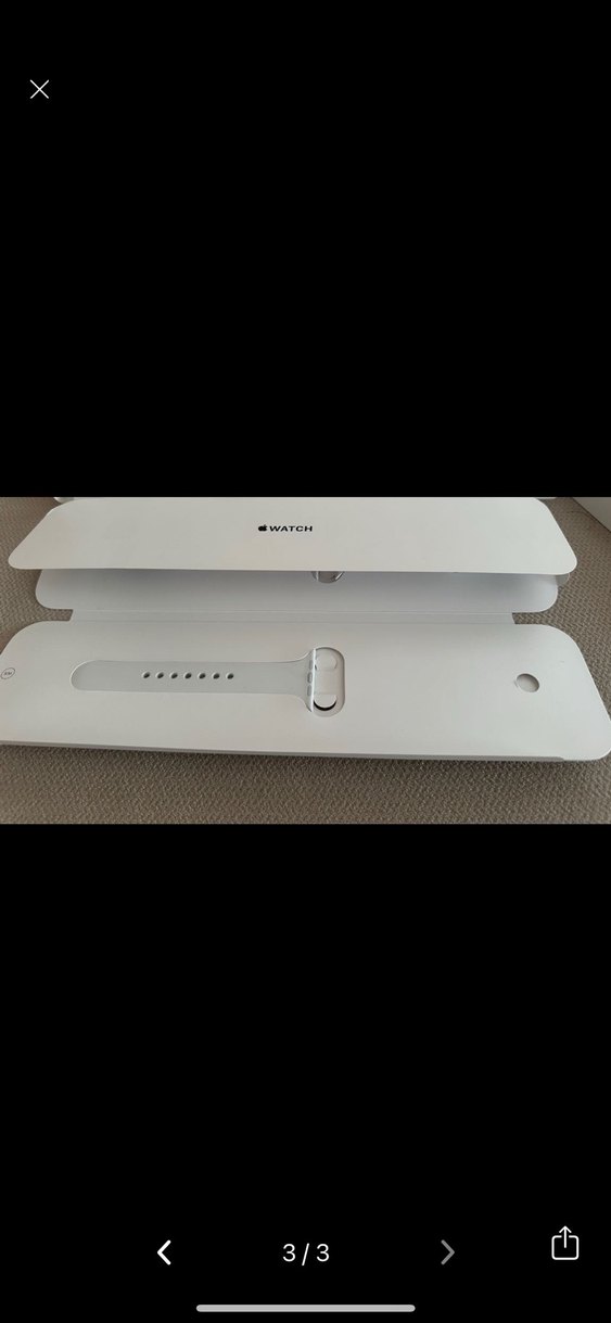 Beyaz Akıllı Saat Kayışı orjinal Apple - Görsel 3