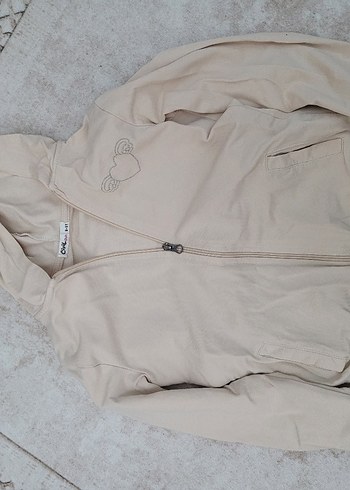 Bej Kapüşonlu Midi - Görsel 3