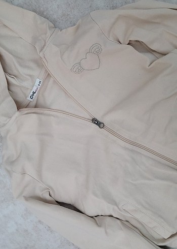 Bej Kapüşonlu Midi - Görsel 4